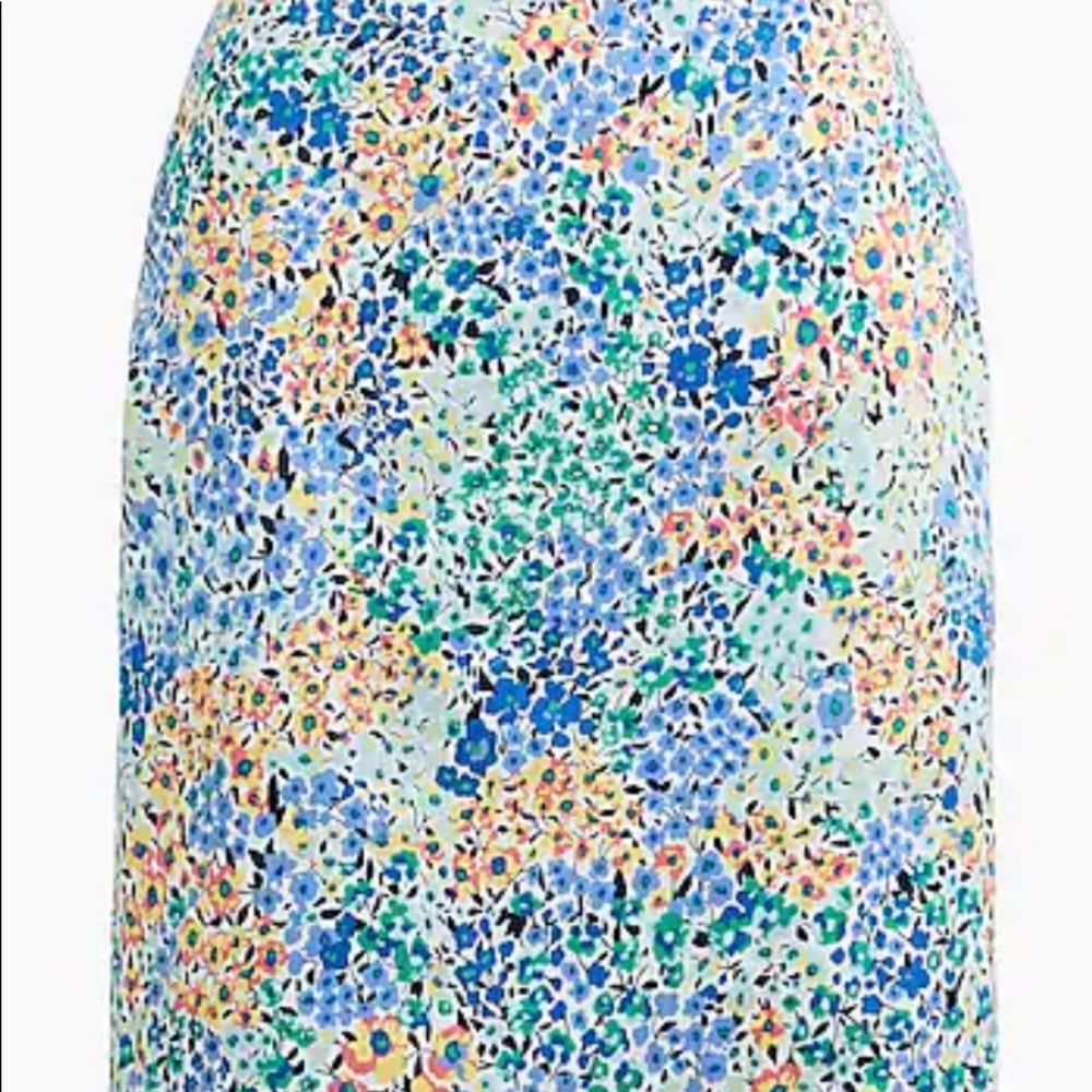 J. Crew Factory Sateen Pencil Skirt NWT